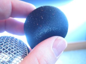 foam and windscreen